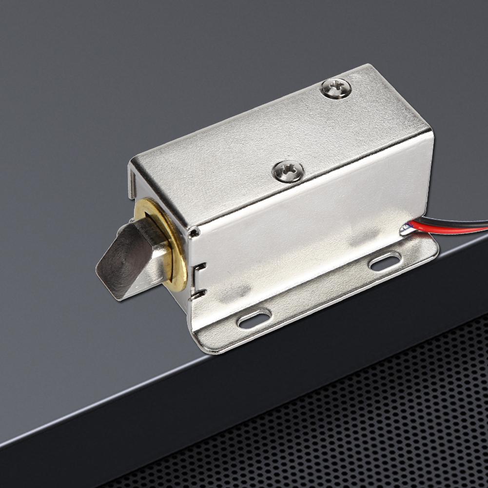 DC12V Electric Cabinet Lock Electromagnetic Lock Smart Multi-function Practical Hidden for Banks Hotel Farm