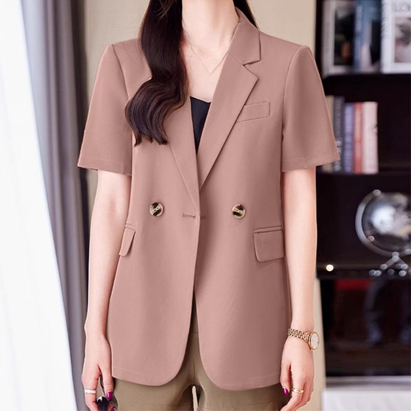 ZANZEA Women Turn Down Collar Short Sleeve Loose Thin Cardigans