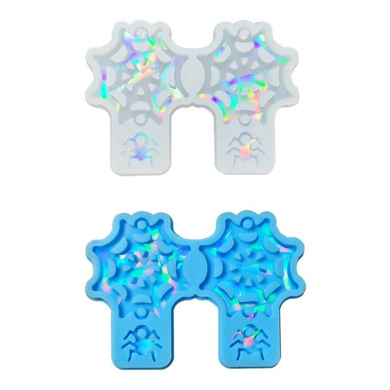 Silicone Resin Casting Molds Cobweb Shape Silicone Earring Mould Pendant Moulds