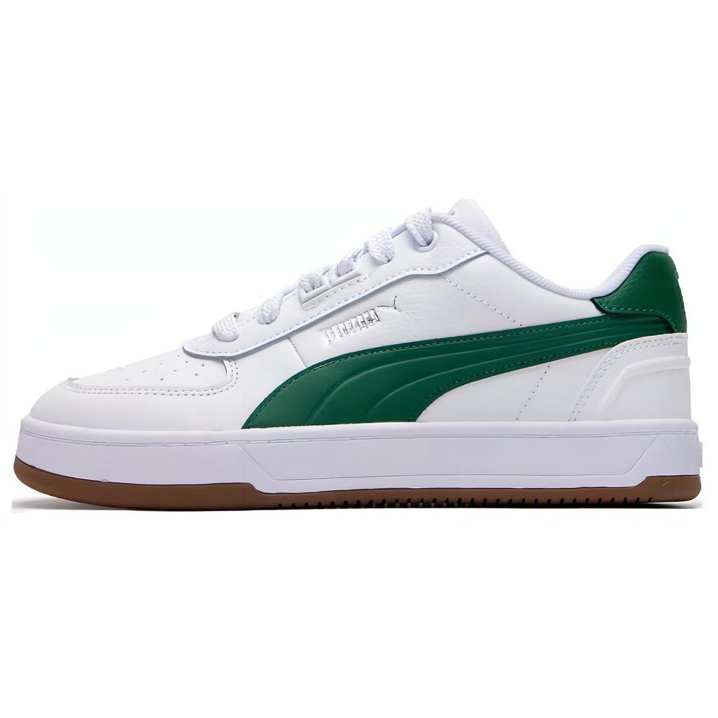Puma Caven 2.0 Comfortable Versatile Breathable Low-Top Sneakers Unisex sneakers White Green 395016-06