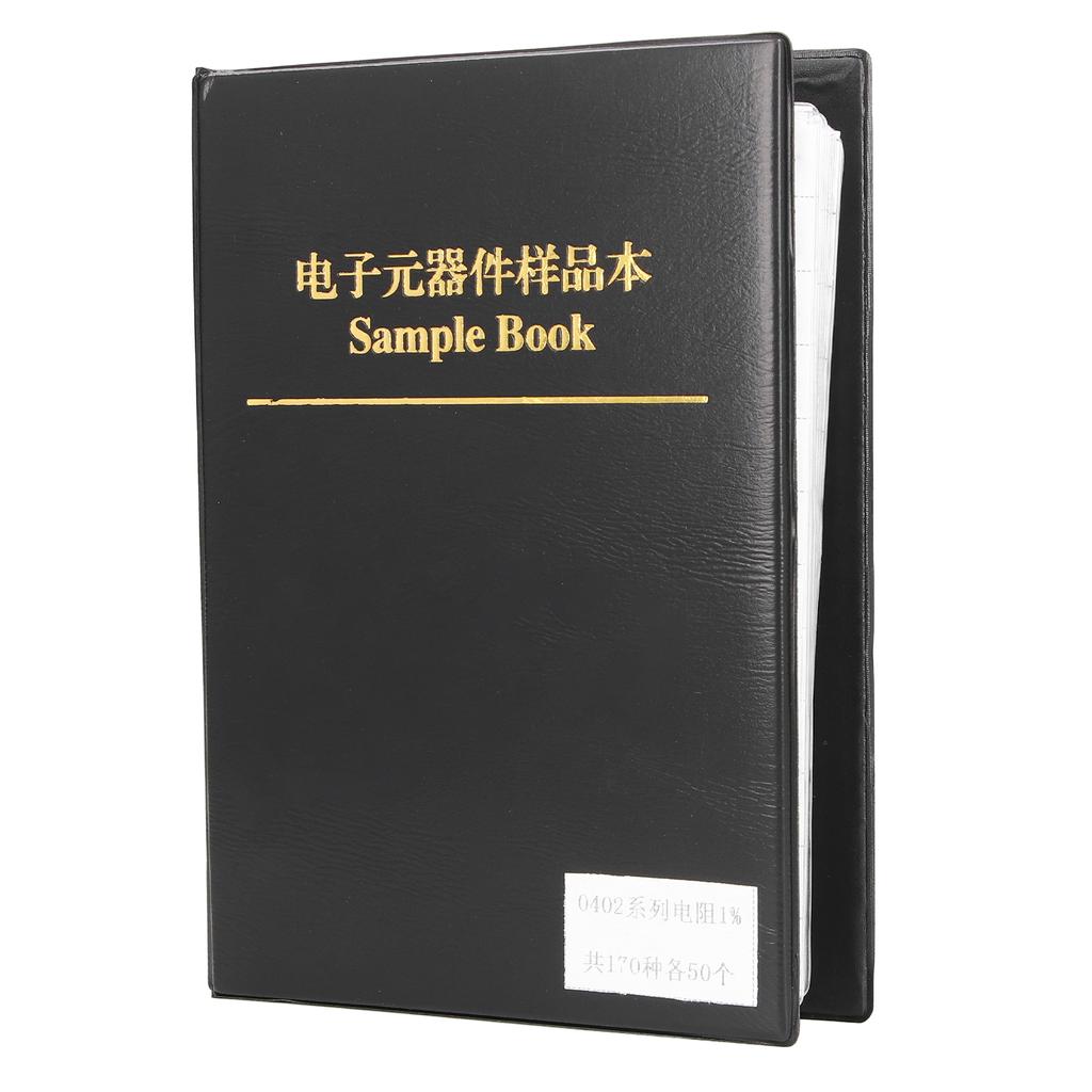 8500PCS SMD Resistor Combo Sample Book 170 Types High Accuracy Chip Resistors 0402 for Laboratory