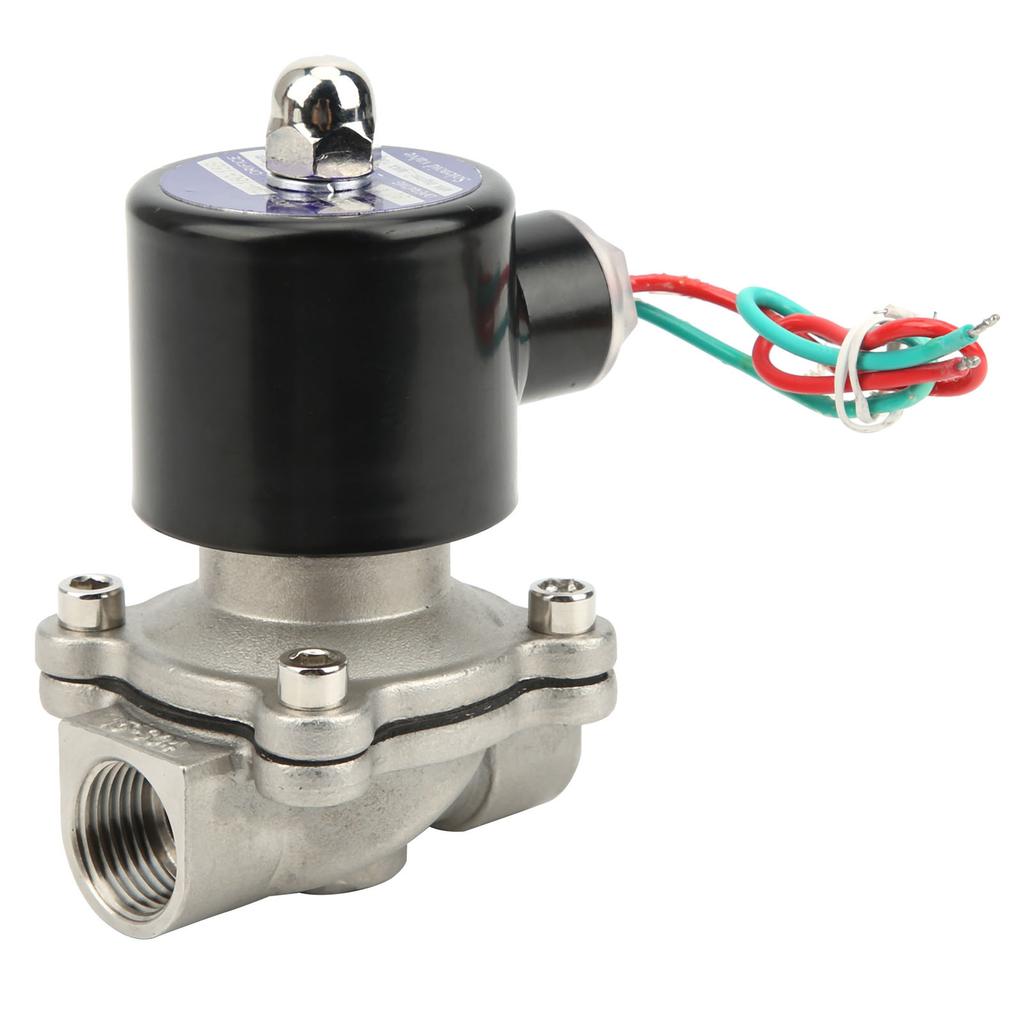 Solenoid Valve DirectActing Stainless Steel Normally Closed Industrial Supplies 2W16015B(AC 110V )