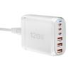 Multiple Port 3xUSB+3xType C Charging Station with 120W Output for Public Space and Travel Use