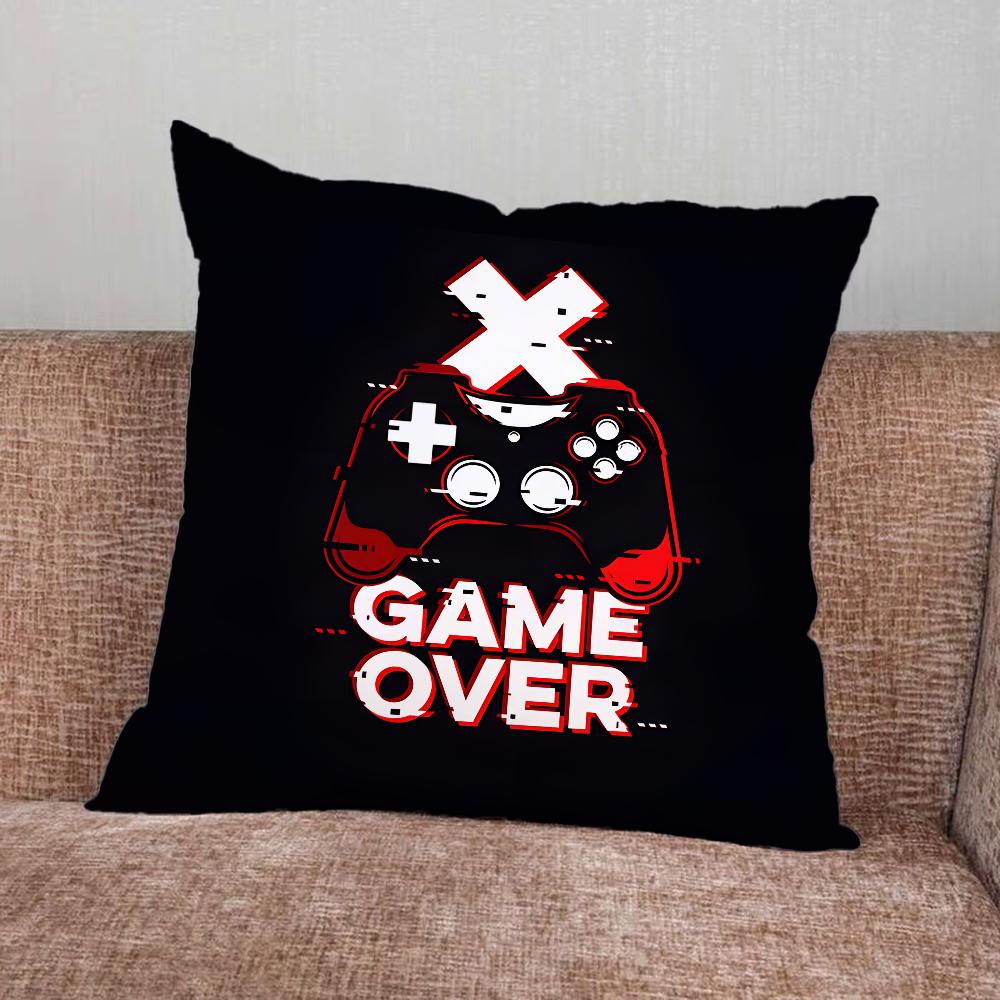 Console Gamepad Gamer Play Pillow Case For Home Bedroom Car Office Decoration Living Room Sofa Cushion Cover Suitable
