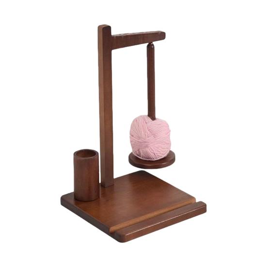 

Магнитный держатель пряжи Деревянный диспенсер для пряжи с цилиндрическим местом для хранения клубков пряжи B