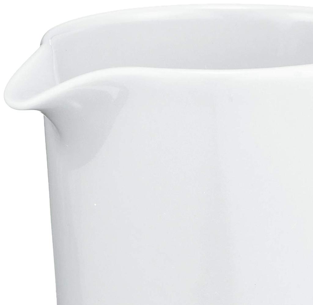 Jarra de Leche Común Saikaitoki Hasami Ware, Blanca, Capacidad de 100 ml, Apta para Microondas y Lavavajillas, 18299