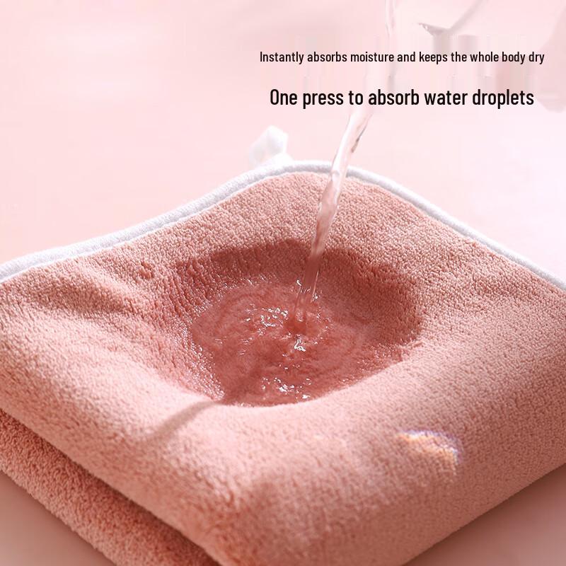 Jingyu Snabbtorkande Korallfleece Badlakan Set
