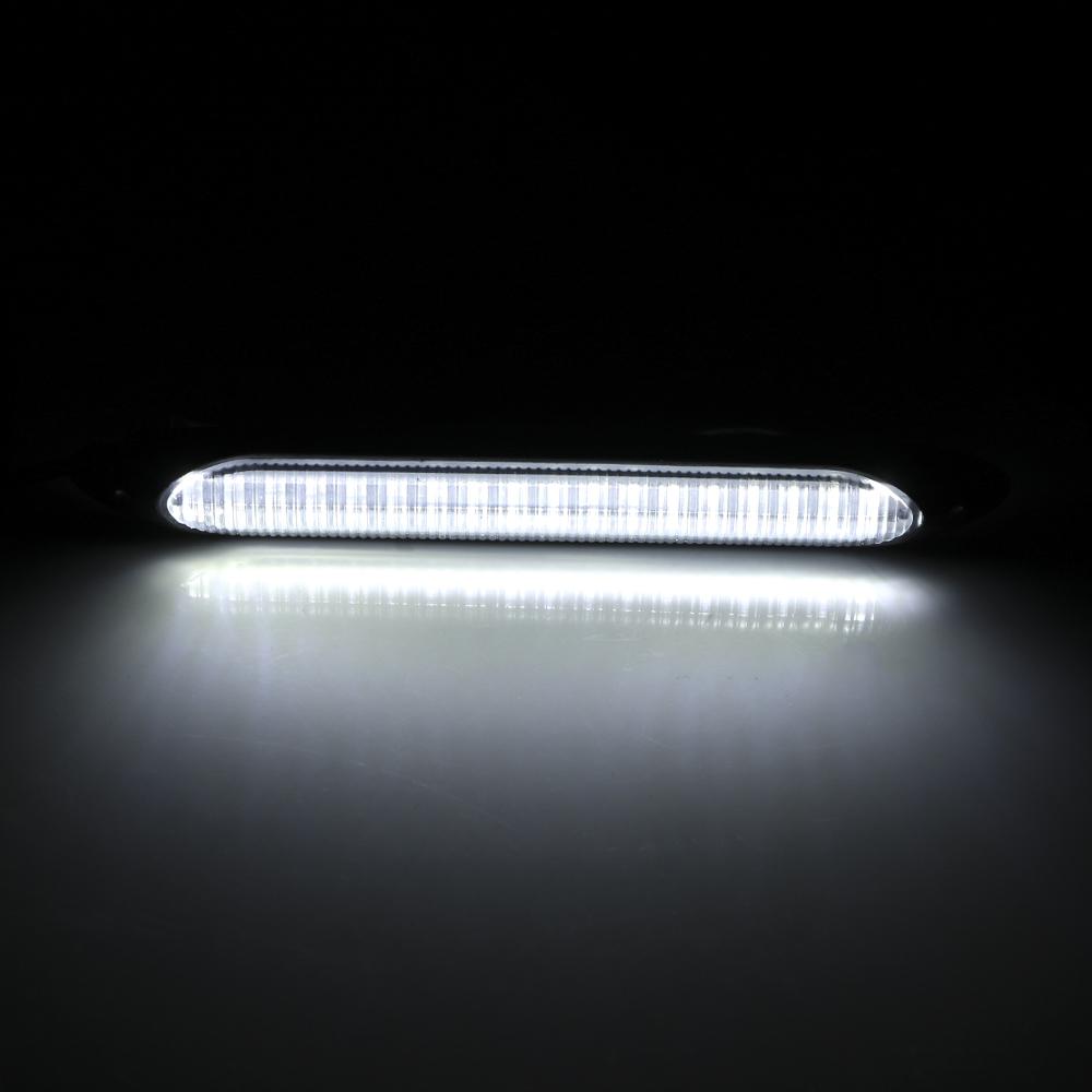 Car DRL LED Daylight, Yellow Cycle, White Turn Signal, Waterproof Headlight Lane, Serial Lamp, Universal, 2pcs.