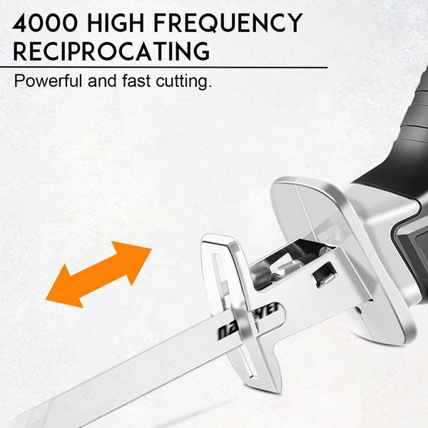 4000RPM High Power Cordless Reciprocating Saw Body With 4 Saw Blades For Makita 18V Battery