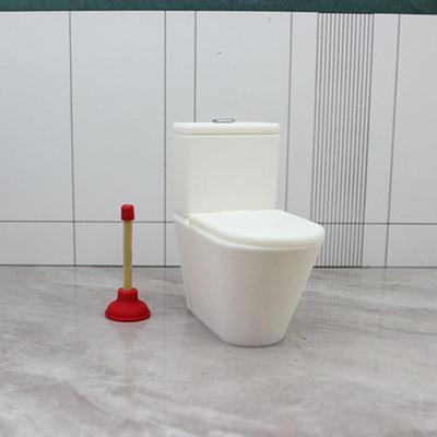 Sedile WC Simulazione Casa delle Bambole Bagno Casa delle Bambole Vintage WC Bianco Casa delle Bambole Miniatura Giocattolo Finto per Bambini Accessori per Bambole
