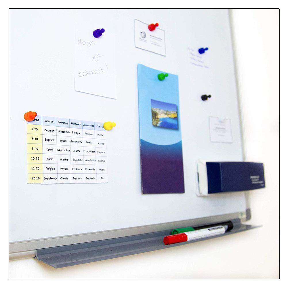 DIY Colorful Magnetic Thumbtacks Plastic Pin Magnets Whiteboard Fridge Magnets Teaching Painting Thumbtacks