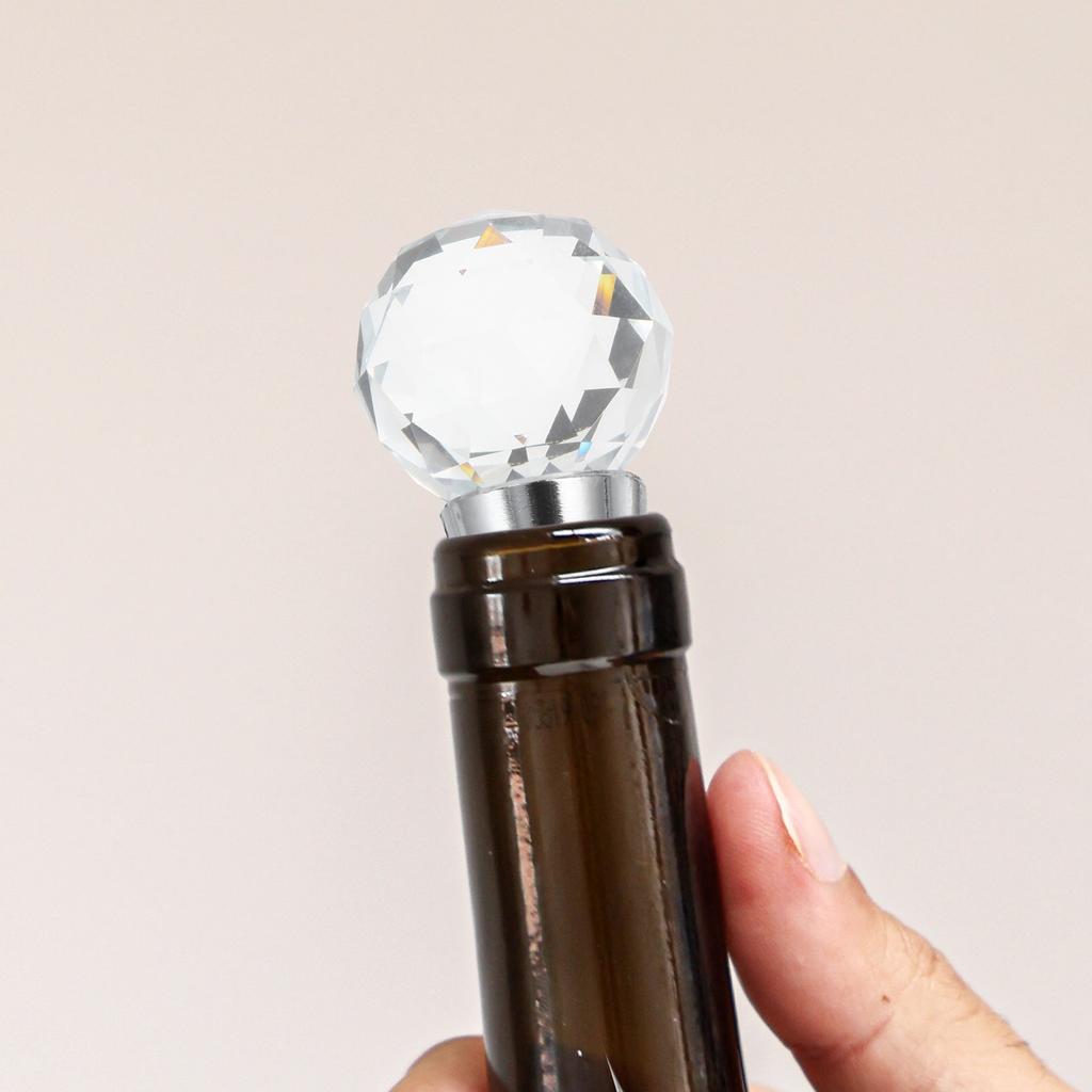 2 Pcs Stopper Plug Supply Sealing Vacuum Sealer Crystal Conical Sealed Creative Alloy