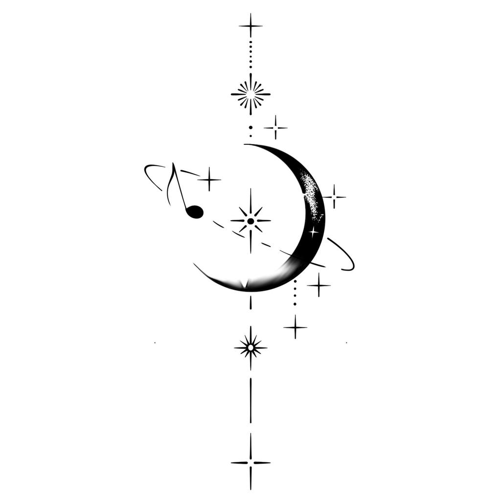 Advanced Sense Thorns Sun Moon Lotus Totem Crown Butterfly Love Flower Arm Waist Tattoo Sticker