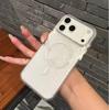 Luxury Glitter Magsafe Transparent Phone Case For iPhone 17 16 13 14 15 17 Pro Max Air Plus Magnetic Bumper Silicone Soft Cover