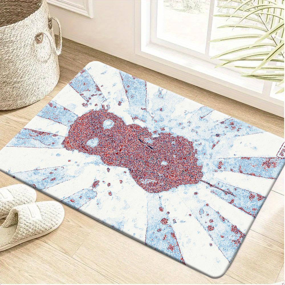 1pc Flannel Mat Marvel Superheroes Bathroom Mat, Multi-Size, Multi-Functional Daily Use, Suitable for Bathroom, Entrance, Laun
