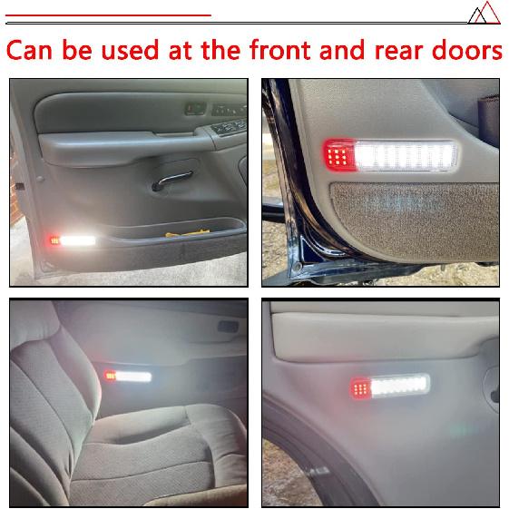 Led Doors Light Courtesy Lights Compatible With Chevy Silverado GMC C/K,Sierra 1500 2500 3500, Suburban, Avalanche, Hum-Mer H2 Yukon Car Interior