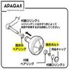 APAGAI of Aluminum Round Knobs for Spinning Bluefish Power Handle Replacement for Shimano Daiwa 4000 Set of [Set 2] Reels, Fishing, Knobs, A, S, 38mm,