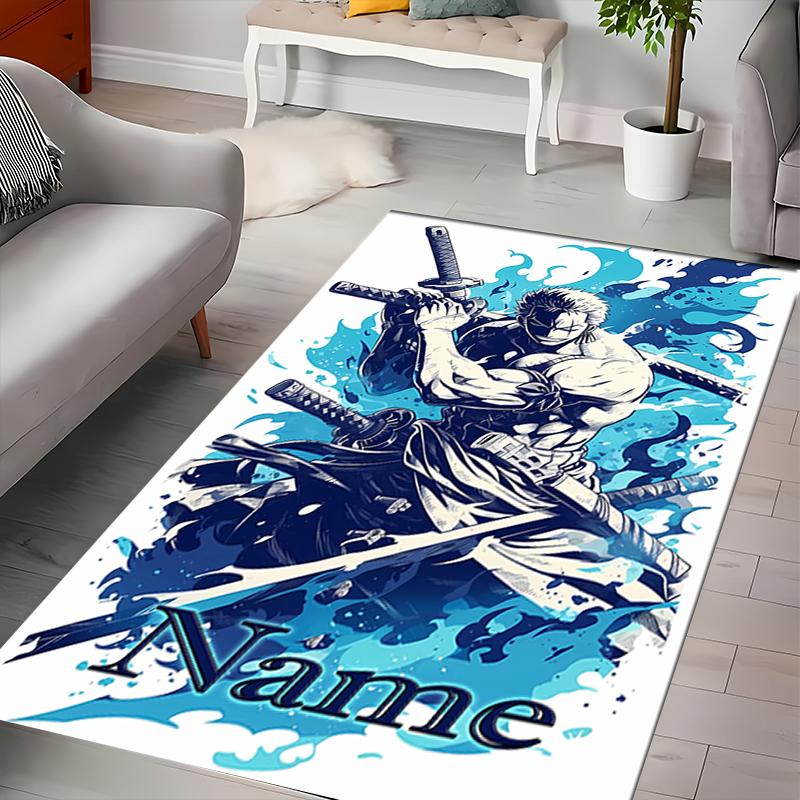 Custom personalization Zoro the Pirate King Area Rug - Perfect For Kitchen, Bathroom,Laundry Room Decor Large Size Available,Gift All Seasons
