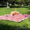 Yellow picnic mat outdoor tablecloth camping floor mat moisture-proof fabric mat anti-thickened picnic floor mat household picnic cloth