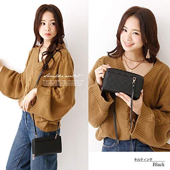 LuLu & Berry Women's Double Zipper Long Wallet In D Denim Star Distressed Blue