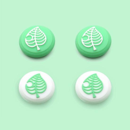 4Pcs Silicone Joystick Thumb Grips Cap Cover for NS Switch Lite Animal Crossing