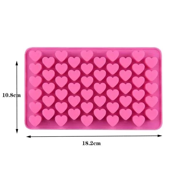 Gummy Bear Molds Silicone Mini Chocolate Candy Mold Including Dinosaur Bear Hearts Donut Fruit Shape Candy Silicone Moulds