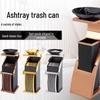Rose Gold Stainless Steel Commercial Lobby Trash Can