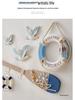 Mediterranean Vintage Distressed Oar Hook Wall Decor for Children's, Living, and Dining Rooms - 80CM