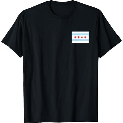 CITY OF CHICAGO ILLINOIS FLAG WINDY CITY T-Shirt