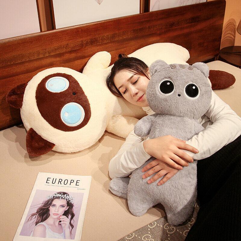 Hot-selling Cat Long Throw Pillow Plush Toy Queen Bed Leg Pillow Doll Girl Gift Gift