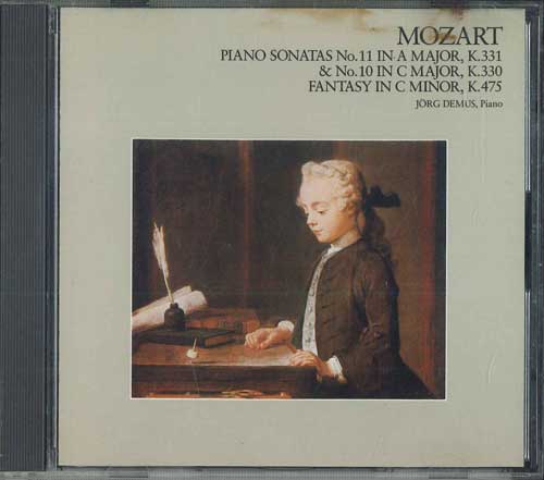 

CD JORG DEMUS - Mozart:favorite Piano Sonatas Demus FDCA819 RCA Japan Classical Used