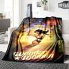 Wonder Woman In Action Multi Purpose Customizable Blanket Personalized Name Comfortable Texture For Sofa Couch Office Bed Picnics Four Seasons