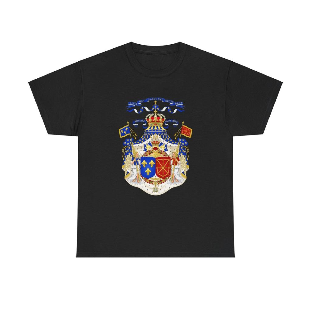 Grand Royal Coat of Arms of France & Navarre - T shirt