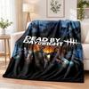 Dead by Daylight Flannel Throw Blanket Soft Warm Cozy For Sofa Bed Indoor Home Bedroom Use
