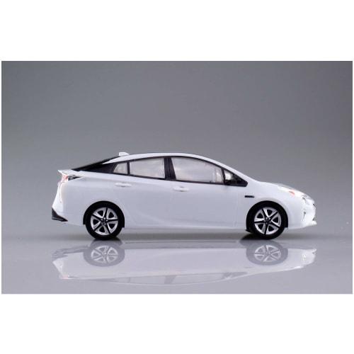 AOSHIMA 1/32 The Snap Kit Series Toyota Prius Super White 2 Color-coded Plastic Model 02-A