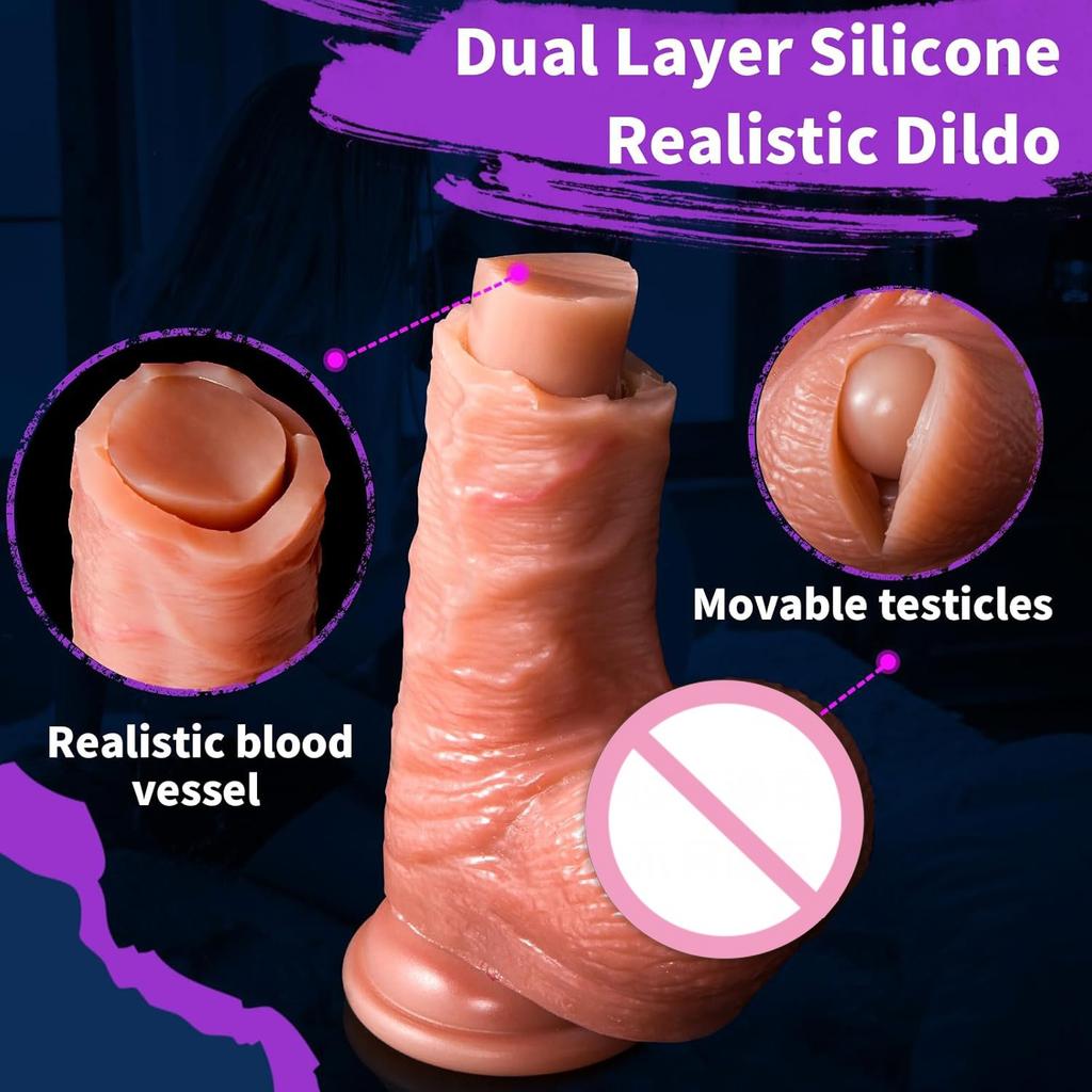 Realistic Dildo Big Dick Penetration Anal Butt Plug Masturbator Vaginal Stimulator Strong Suction Cup Adults Products Sex Toys