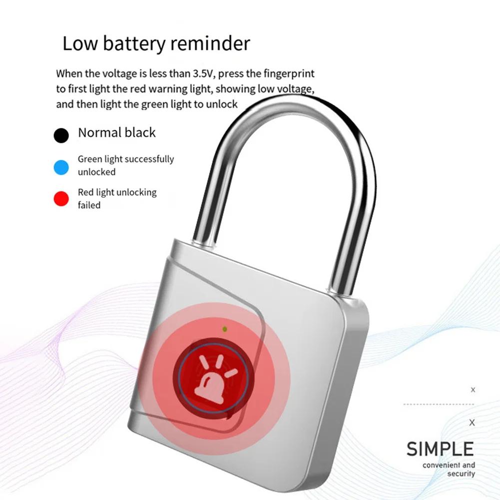 Exclusive Key Fingerprint Lock Lock With Fingerprint Long Battery Life One-touch Unlock Semiconductor Fingerprint Chip