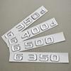 3D ABS Car Letters Logo G350 G350d G500 Sticker Rear Trunk Badge Emblem Decals For Mencedes Menz G350 G500 W463 Auto Accessories