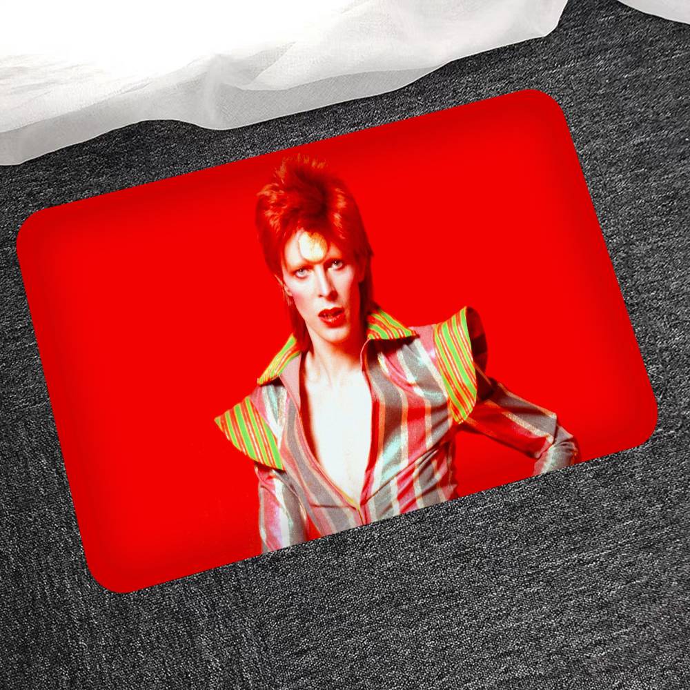 D-David Heißer Sänger B-Bowie Eingangstür-Matte Nordischer Stil Schlafzimmer Wohnzimmer Fußmatte Haus Balkon Rutschfest Moderne Heimdekoration
