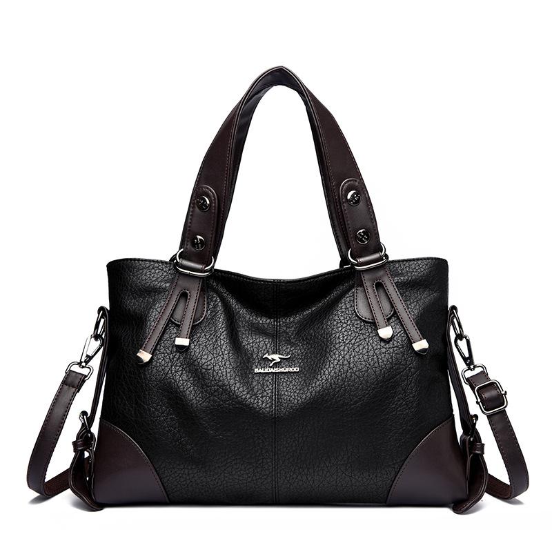 Luxury Designer Handbags for Women 2026 Vintage Large Pu Leather Woman Tote Bag Brand Hand Bags Ladies Shoulder Crossbody Bags