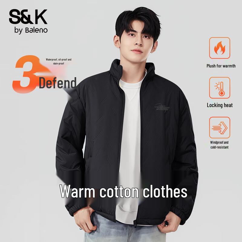 

Baleno Men s S&K Heavyweight Padded Thermal Jacket 5XL