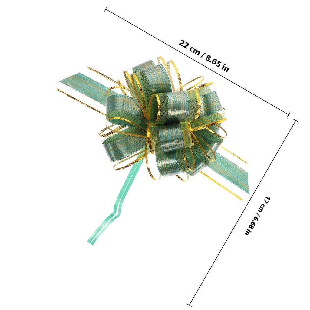 20Pcs Pull Bow Ribbons Festive Decoration Set for Gift Boxes Presents Car Wall Door Wedding Events Xmas Party Ornament Supplies