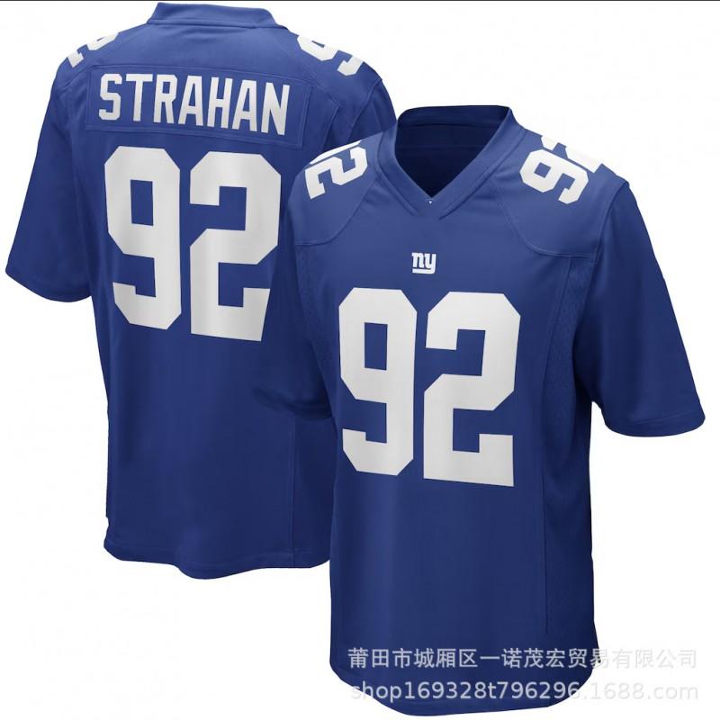 Mens Football Jersey Giants Team 1 8 JONES 26 BARKLEY 56 44 Embroidered Rugby Uniform