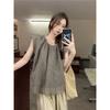 Women's Coffee Fly Sleeve Loose Fit Casual Top Elegant Chiffon Blouse
