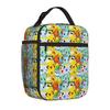 Cartoon Pokemon Theme Insulated Lunch Bag Meal Pack Rice Bag  Bolsa Student Bento Lunch Handbag Insulation