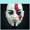 Utsökt Kratosmask för God Of War 4 Inkluderar Högkvalitativt Harts för Halloween-kostym