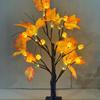 Led Halloween Tree Glowing Halloween Tree Spooky Halloween Tree Ghost Light Set for Indoor Table Decor 24 Inches Led Glowing