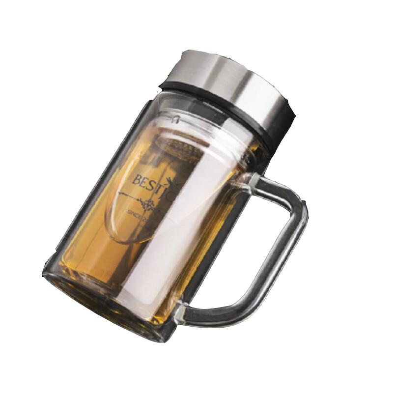 Fuguang Borosilicate Glass Tea Bottle with Handle