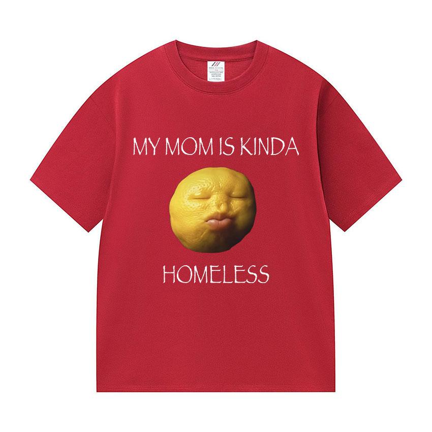 

My Momis Kinda Homeless Funny Meme Graphic Tshirt Unisexs Women Casual Humor Style Tshirts Fashion High Quality Cotton Tee Shirt S
