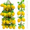 Lifelike Artificial Lemon Strings Fake Simulated Fruit Hanging Garlands for Wedding Birthday Party Home Wall Decor